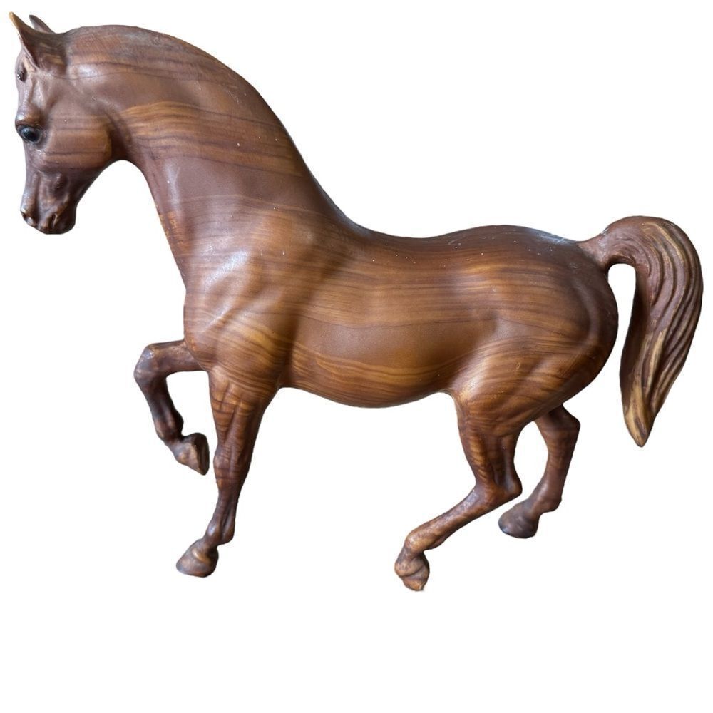 Vintage Rare Breyer Horse Traditional Family Arabian Stallion Woodgrain Paint